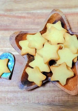 小麦粉薫る　サクサク星クッキー★-レシピのメイン写真