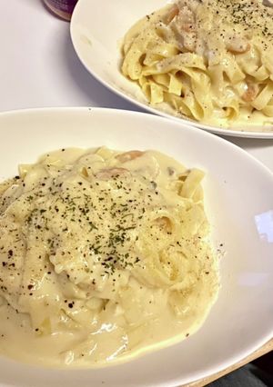 豆乳カルボナーラ-レシピのメイン写真