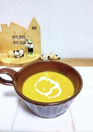 甘～い口どけ♡カボチャのポタージュ-レシピのメイン写真