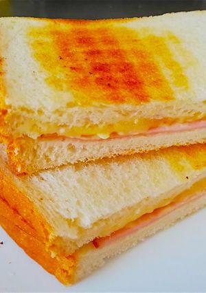 〓お手軽チープ＊トースターでホットサンド-レシピのメイン写真