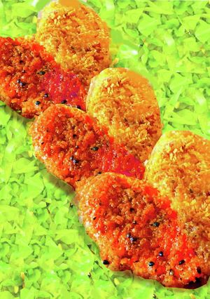 次元が違う美味しさ！ハート型チキンカツ♡-レシピのメイン写真