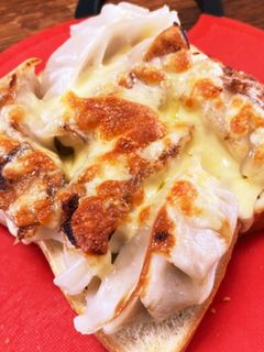 焼き餃子トースト-レシピのメイン写真