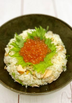 焼き鮭としその混ぜ寿司-レシピのメイン写真