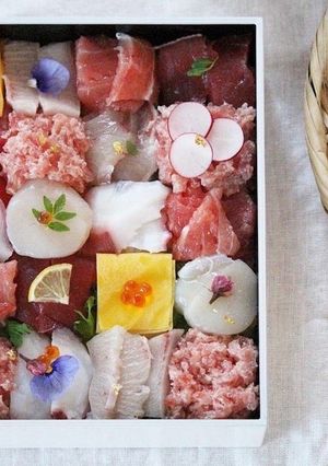 マグロたっぷり モザイク寿司-レシピのメイン写真