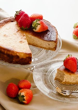 甘酒でつくる　いちごのチーズケーキ-レシピのメイン写真