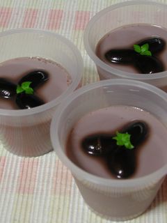 黒豆ミルク寒天-レシピのメイン写真