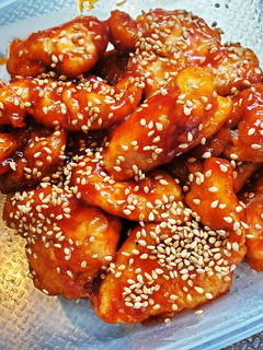 鶏むね肉で ヤンニョムチキン-レシピのメイン写真