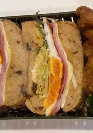 エッグサンド弁当-レシピのメイン写真