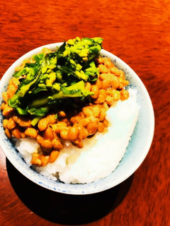 水戸の食卓より♪季節のお浸し納豆(春)-レシピのメイン写真