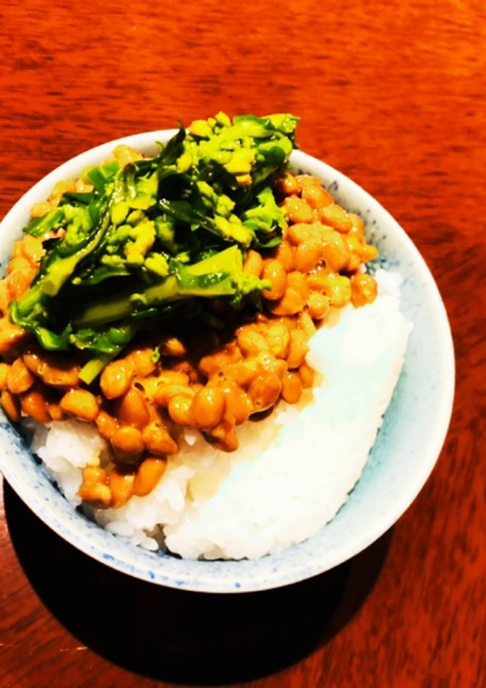 水戸の食卓より♪季節のお浸し納豆(春)-レシピのメイン写真