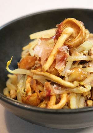 簡単♪美味♪豚ミンチもやしキノコの炒め物-レシピのメイン写真