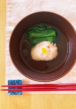 カニカマ饅頭のお吸い物-レシピのメイン写真