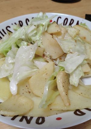 じゃがいもキャベツの炒め-レシピのメイン写真