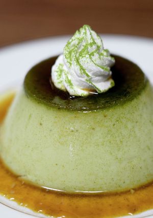 あらびき玄米茶なめらかプリン-レシピのメイン写真