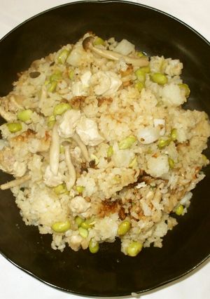 長芋炊き込みご飯♪簡単元気がでる漢方薬膳-レシピのメイン写真
