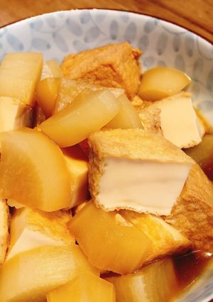 世界一カンタンな煮物☆大根と厚揚ver-レシピのメイン写真
