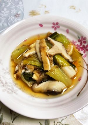 青梗菜の煮浸し（麺つゆ）-レシピのメイン写真