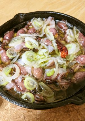 ホタルイカのアヒージョ-レシピのメイン写真