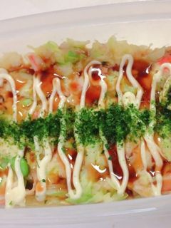 お好み焼き。タッパーで簡単ヘルシー-レシピのメイン写真