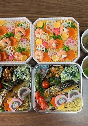 ひな祭りのちらし寿司弁当♪-レシピのメイン写真