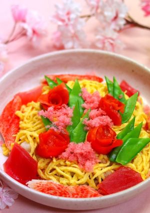 我が家のちらし寿司　雛祭りver.-レシピのメイン写真