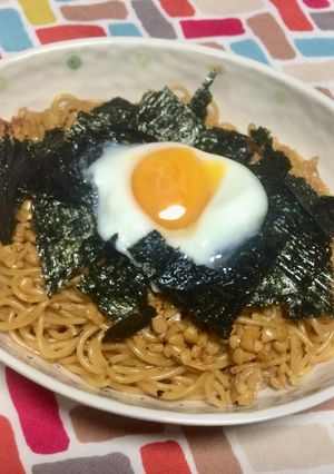超簡単☆旨味堪能！激うま納豆パスタ♪♪♪-レシピのメイン写真