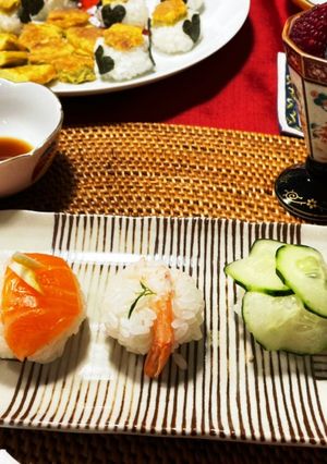 簡単可愛い手毬寿司！お正月やひな祭りに！-レシピのメイン写真