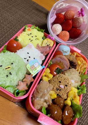 すみっこぐらし　お弁当　記録-レシピのメイン写真