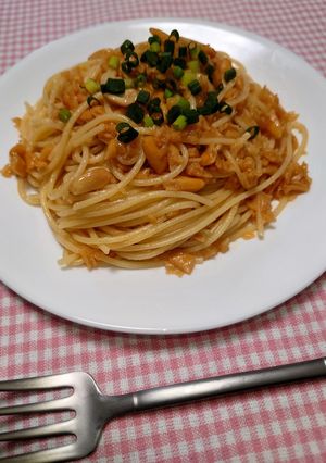 簡単☆お手軽柿ピーパスタ♩-レシピのメイン写真