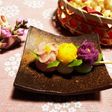 雛菓子♡市販の団子にひと工夫で花だんご♪