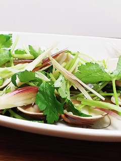 ハマグリの酒蒸し香味野菜のせ-レシピのメイン写真