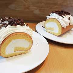 モンブラン風ロールケーキ-レシピのメイン写真
