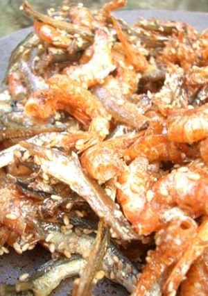 韓国おばんざい　干しえびと煮干の炒め煮-レシピのメイン写真