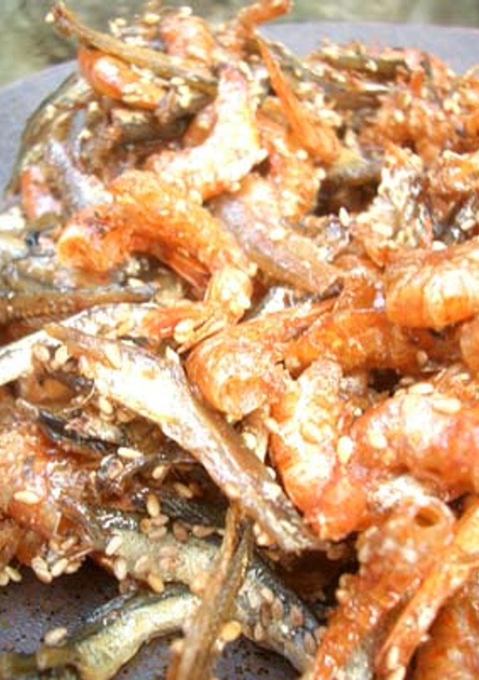 韓国おばんざい　干しえびと煮干の炒め煮-レシピのメイン写真