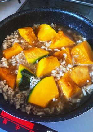 カボチャのそぼろ煮-レシピのメイン写真