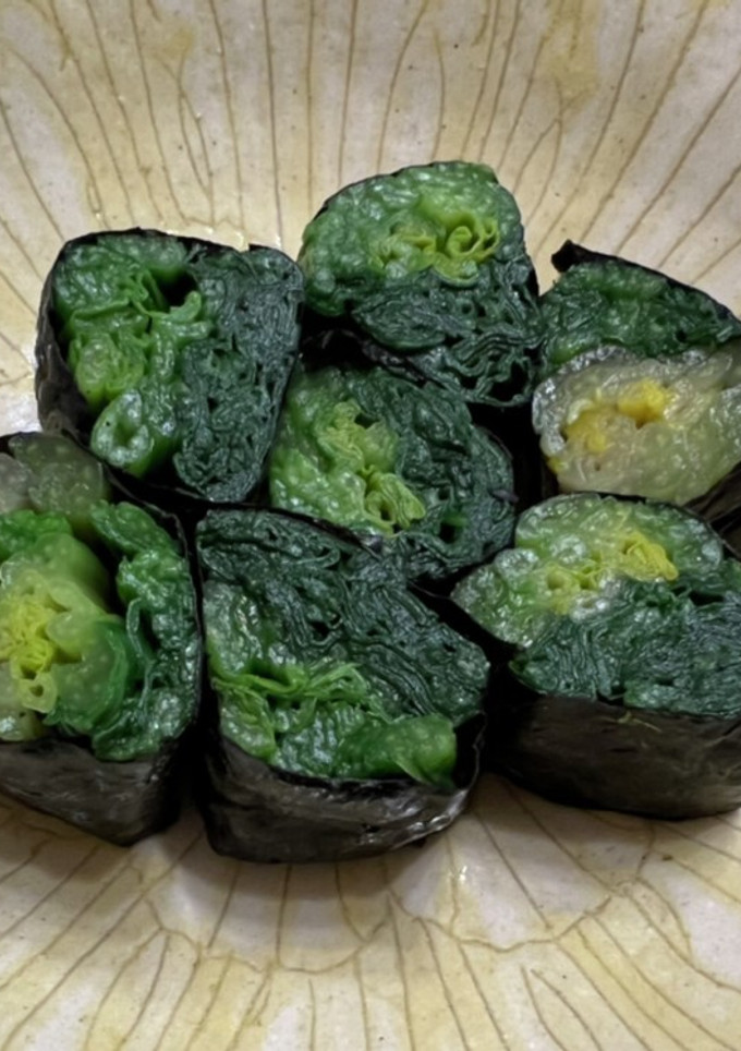 超簡単！美味！ほうれん草の海苔巻き-レシピのメイン写真