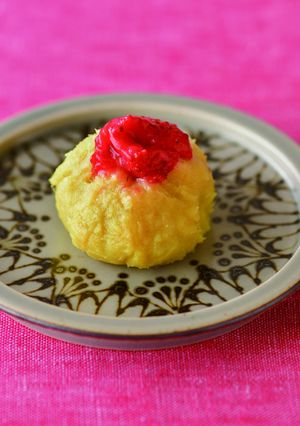 サツマイモといちごのきんとん-レシピのメイン写真