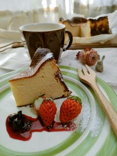 バスクチーズケーキ-レシピのメイン写真