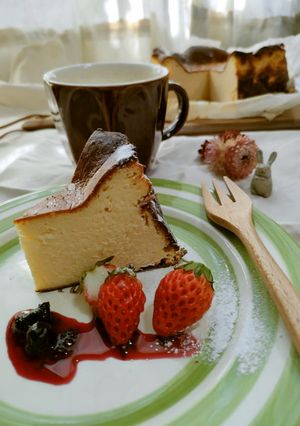 バスクチーズケーキ-レシピのメイン写真