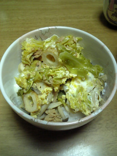 簡単☆キャベツ&ツナ丼-レシピのメイン写真