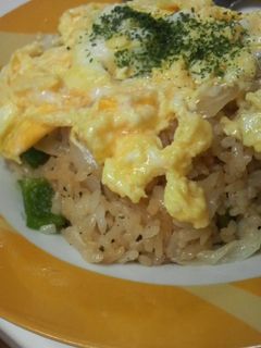 シンプル♪ガーリックライス♪卵のせ♪-レシピのメイン写真