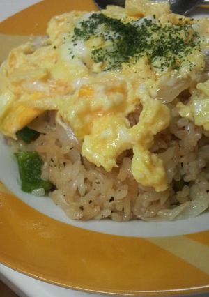 シンプル♪ガーリックライス♪卵のせ♪-レシピのメイン写真