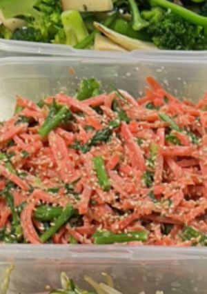 春菊にんじん胡麻サラダ-レシピのメイン写真