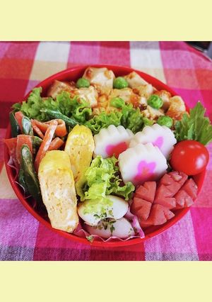 麻婆豆腐弁当-レシピのメイン写真