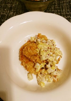 鶏肉のたくあん竹輪タルタル添え-レシピのメイン写真