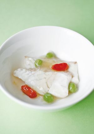 【春】鯛とグリーンピースの薬膳あんかけ-レシピのメイン写真