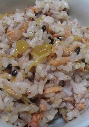★簡単！なめ茸混ぜご飯-レシピのメイン写真