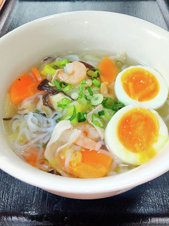 糖質オフ*糸蒟蒻(白滝)でラーメン気分!-レシピのメイン写真