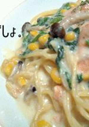 ++シチュー??鮭クリームパスタ++-レシピのメイン写真