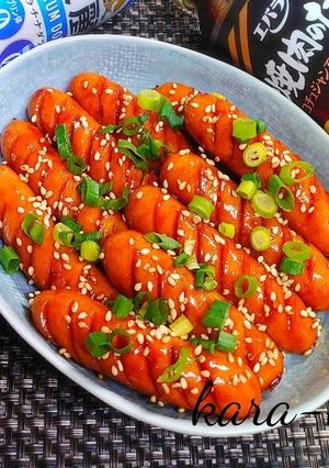 焼肉のたれで旨っ♪甘辛照り焼きウインナー-レシピのメイン写真